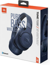 Load image into Gallery viewer, JBL TUNE 700BT - Wireless Over-Ear Headphones - Blue
