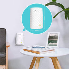 Load image into Gallery viewer, TP-Link AC750 WiFi Extender (RE220), Covers Up to 1200 Sq.ft and 20 Devices, Up to 750Mbps Dual Band WiFi Range Extender, WiFi Booster to Extend Range of WiFi Internet Connection
