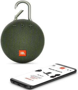 JBL Clip 3 Portable Waterproof Wireless Bluetooth Speaker - White