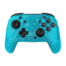 Load image into Gallery viewer, PDP Gaming Wireless Deluxe Controller Faceplate: Blue Camo - Nintendo Switch Faceoff (Renewed)

