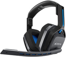 Load image into Gallery viewer, Logitech astro A20 Wireless Headset Black/Blue - Playstation 4/PC/MAC (Renewed)
