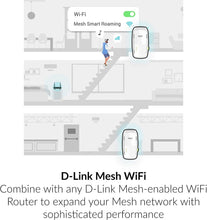 Load image into Gallery viewer, D-Link WiFi Range Extender Mesh Gigabit AC1900 Dual Band Wireless or Ethernet Port (DAP-1955-US) (Renewed)
