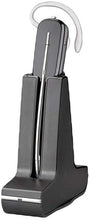 Load image into Gallery viewer, Plantronics W440-M SAVI Convertible, Wireless DECT Headset System for Laptop, Softphone &amp; Multimedia Microsoft Lync Compatible - Unlocked Phone - US Warranty - Black &amp; Silver
