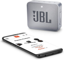 Load image into Gallery viewer, JBL GO 2 Portable Bluetooth Waterproof Speaker, Grey, 4.3 x 4.5 x 1.5
