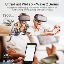 Load image into Gallery viewer, TP-Link AC1900 Smart WiFi Router (Archer A8) -High Speed MU-MIMO Wireless Router, Dual Band Router for Wireless Internet, Gigabit, Supports Guest WiFi
