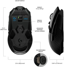 Load image into Gallery viewer, Logitech G903 LIGHTSPEED Gaming Mouse with POWERPLAY Wireless Charging Compatibility
