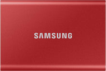 Load image into Gallery viewer, Samsung Portable SSD T7 500GB USB 3.2 External Solid State Drive Red (MU-PC500R) (Renewed)
