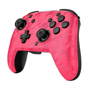 PDP Nintendo Switch Faceoff Wireless Deluxe Controller - Pink Camo, 500-202-NA-CMPK - Nintendo Switch (Renewed)