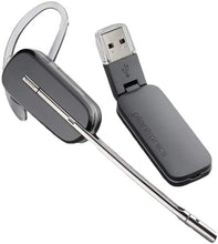 Load image into Gallery viewer, Plantronics W440-M SAVI Convertible, Wireless DECT Headset System for Laptop, Softphone &amp; Multimedia Microsoft Lync Compatible - Unlocked Phone - US Warranty - Black &amp; Silver
