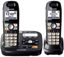 Load image into Gallery viewer, Panasonic DECT 6.0 Plus Expandable Digital Answering System with 2 Handsets KX-TG6592T
