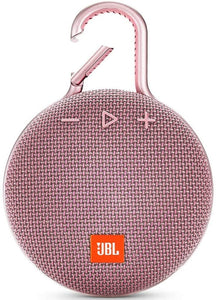 JBL Clip 3 Waterproof Portable Bluetooth Speaker - White (Renewed)