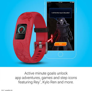 Garmin Vivofit Jr. 2 WW Kids Fitness Activity Tracker - Star Wars: Dark Side