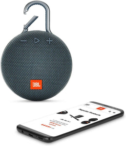 JBL Clip 3 Portable Waterproof Wireless Bluetooth Speaker - White