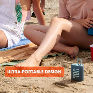 Go 3: Portable Speaker with Bluetooth, Built-in Battery, Waterproof and Dustproof Feature (Renewed)