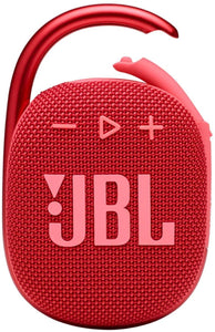 JBL Clip 4: Portable Speaker with Bluetooth, Built-in Battery, Waterproof and Dustproof Feature (Renewed)