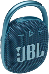 JBL Clip 4: Portable Speaker with Bluetooth, Built-in Battery, Waterproof and Dustproof Feature (Renewed)