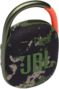 JBL Clip 4: Portable Speaker with Bluetooth, Built-in Battery, Waterproof and Dustproof Feature (Renewed)