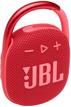 Load image into Gallery viewer, JBL Clip 4: Portable Speaker with Bluetooth, Built-in Battery, Waterproof and Dustproof Feature
