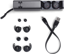 Load image into Gallery viewer, JBL UA True Wireless FLASH X In-Ear Sport Headphones - Black (Renewed)
