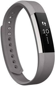 Fitbit Alta, Accessory Band, Leather, Graphite, Small