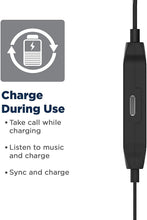 Load image into Gallery viewer, Tech Armor [Apple MFi Certified] 8-pin Lightning Earbuds w/Extra Charge Port, Inline Microphone for Apple iPhone/iPad
