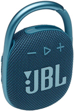 Load image into Gallery viewer, JBL Clip 4: Portable Speaker with Bluetooth, Built-in Battery, Waterproof and Dustproof Feature (Renewed)
