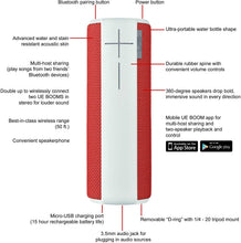 Load image into Gallery viewer, UE Boom Wireless Bluetooth Speaker - Red
