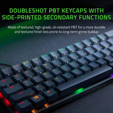 Load image into Gallery viewer, Razer Huntsman Mini 60% Gaming Keyboard: Fastest Keyboard Switches Ever - Clicky Optical Switches - Chroma RGB Lighting - PBT Keycaps - Onboard Memory - Classic Black (Renewed)
