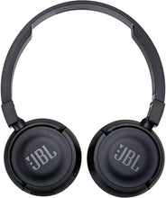 Load image into Gallery viewer, JBL Pure Bass Sound Bluetooth On-Ear Headphones Black (Renewed)
