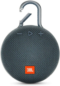 JBL Clip 3 Portable Waterproof Wireless Bluetooth Speaker - Blue (Renewed)