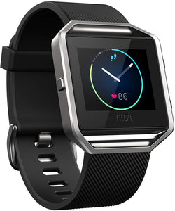 Fitbit Blaze Smart Fitness Watch, Black, Small (Certified Refurbished)