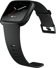 Load image into Gallery viewer, Fitbit Versa Smart Watch, Black/Black Aluminium, One Size (S &amp; L Bands Included) (Renewed)
