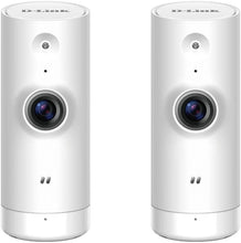 Load image into Gallery viewer, D-Link WiFi Security Camera HD, Mini Indoor, 2-Pack, Cloud Recording, Motion Detection and Night Vision, Works with Alexa (DCS-8000LH/2PK-US) (Renewed)
