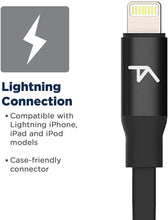 Load image into Gallery viewer, Tech Armor [Apple MFi Certified] 8-pin Lightning Earbuds w/Extra Charge Port, Inline Microphone for Apple iPhone/iPad
