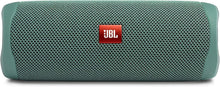 Load image into Gallery viewer, JBL FLIP 5 Waterproof Portable Bluetooth Speaker Made From 100% Recycled Plastic - Green (Renewed)
