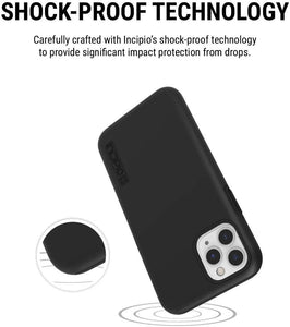 Incipio DualPro Dual Layer Case for Apple iPhone 11 Pro with Flexible Shock-Absorbing Drop-Protection - Black