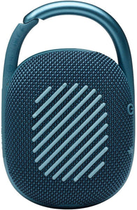 JBL Clip 4: Portable Speaker with Bluetooth, Built-in Battery, Waterproof and Dustproof Feature (Renewed)