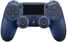 Load image into Gallery viewer, Sony DualShock 4 Wireless Controller - Midnight Blue - PlayStation 4 (Renewed)

