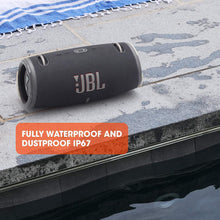 Load image into Gallery viewer, JBL Xtreme 3 - Portable Bluetooth Speaker, Powerful Sound and Deep Bass, IP67 Waterproof, 15 Hours of Playtime, Powerbank, JBL PartyBoost for Multi-speaker Pairing (Black)(Renewed)
