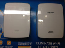 Load image into Gallery viewer, Linksys Wi-Fi Range Extender Pro N600 Dual Band RE4000W White 2-Pac
