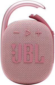 JBL Clip 4: Portable Speaker with Bluetooth, Built-in Battery, Waterproof and Dustproof Feature (Renewed)