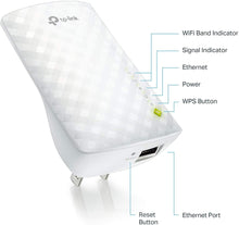 Load image into Gallery viewer, TP-Link AC750 WiFi Extender (RE220), Covers Up to 1200 Sq.ft and 20 Devices, Up to 750Mbps Dual Band WiFi Range Extender, WiFi Booster to Extend Range of WiFi Internet Connection
