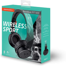 Load image into Gallery viewer, Plantronics BackBeat FIT 500 On-Ear Sport Headphones, Wireless Headphones with Sweat-Resistant Nano-Coating Technology by P2i, Teal
