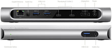 Load image into Gallery viewer, Belkin Thunderbolt 3 Dock w/ 2.6ft Thunderbolt 3 Cable (Thunderbolt Dock for MacBook Pro models  from 2016 or later, includes the 2018 version), Dual 4K @60Hz, 40Gbps Data Transfer Speeds)
