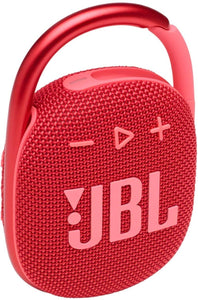 JBL Clip 4: Portable Speaker with Bluetooth, Built-in Battery, Waterproof and Dustproof Feature (Renewed)