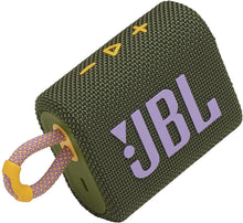 Load image into Gallery viewer, JBL Go 3 Portable Waterproof Wireless IP67 Dustproof Outdoor Bluetooth Speaker (Green)
