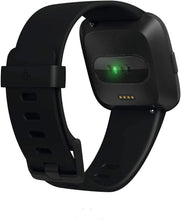 Load image into Gallery viewer, Fitbit Versa Smart Watch, Black/Black Aluminium, One Size (S &amp; L Bands Included) (Renewed)
