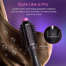 Load image into Gallery viewer, Hair Dryer Brush, Etekcity Blow Dryer Hot Air Brush for Women, One Step Hair Dryer and Styler Volumizer, Quattro Ionic Generator, Ceramic Coating &amp; 3 Temperature Settings, ETL &amp; CA65 Certified
