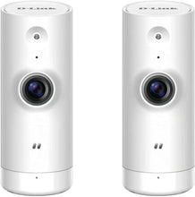 Load image into Gallery viewer, D-Link WiFi Security Camera HD, Mini Indoor, 2-Pack, Cloud Recording, Motion Detection and Night Vision, Compatible with Alexa (DCS-8000LH/2PK-US) (Renewed)
