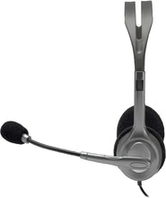 Load image into Gallery viewer, Logitech Stereo Headset H110, Standard Packaging, Silver (Renewed)
